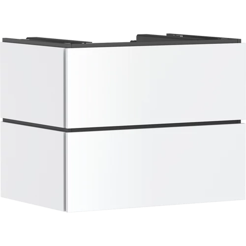 Hansgrohe Xilesa E Konzolos mosdószekrény 780/550, 2 fiókkal, pultra ültetett mosdótálhoz Matt Fehér 54299700