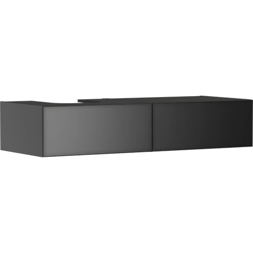 Hansgrohe Xevolos E Konzolos mosdószekrény Matt Palaszürke színben 1370/550, 2 fiókkal, ráültetett mosdótálhoz, balos Metál Palaszürke 54321770