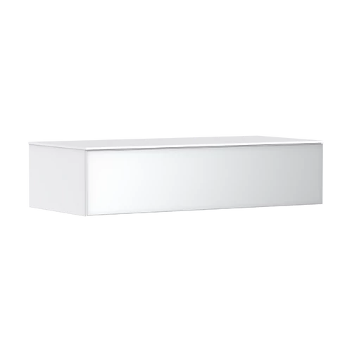 Hansgrohe Xevolos E Fürdőszobai konzolos pad 1180/550, 1 fiókkal Metálfehér 54325320