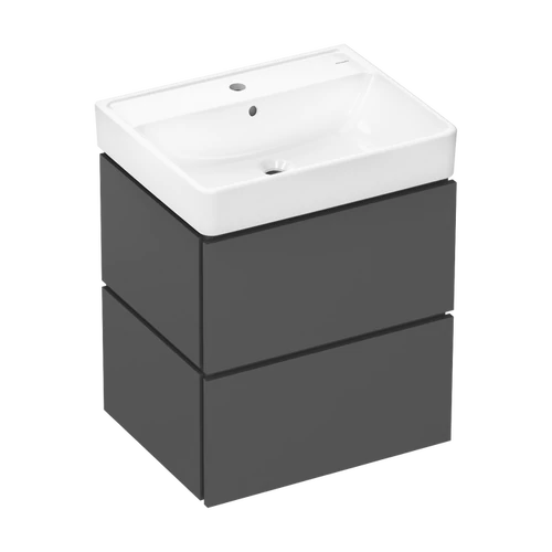 Hansgrohe Xilesa E Mosdószekrény szett 580/470 2 fiókkal és Xanuia Q mosdóval 54396760