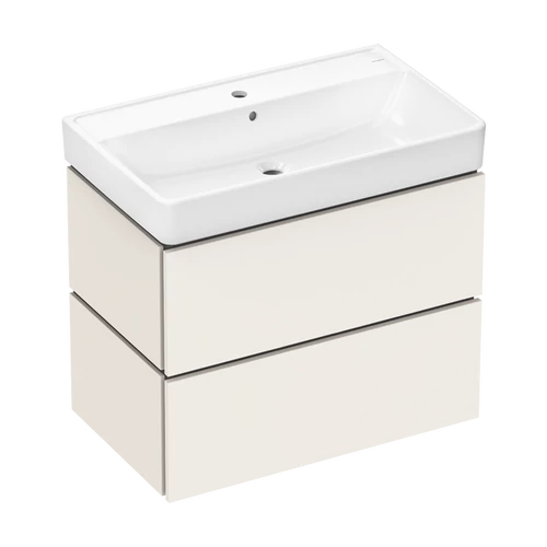 Hansgrohe Xilesa E Mosdószekrény szett 780/470 2 fiókkal és Xanuia Q mosdóval 54397780