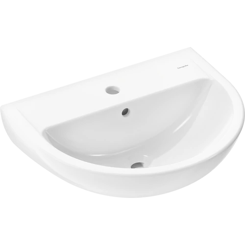 Hansgrohe GladeLake S Mosdókagyló 550/450, csapfurattal és túlfolyóval Fehér 60101450
