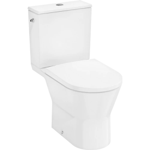 Hansgrohe EluPura Original S Monoblokkos WC-szett 640, vízszintes kimenettel, AquaChannel Flush, WC-ülőkével és fedéllel, oldalsó kimenetű WC-tartállyal Fehér 60267450