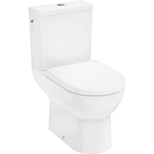 Hansgrohe GladeLake S Monoblokkos WC-szett 640, többszörös kimenettel, AquaChannel Flush, WC-tartállyal, WC-ülőkével és fedéllel Fehér 60312450