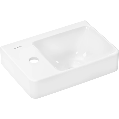 Hansgrohe Xelu Q Kézmosó 360/250 balos, csapfurattal, túlfolyó nélkül Fehér 60315450