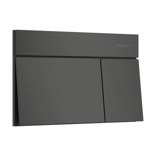 Hansgrohe iFrame Element E Öblítőlap, dual mennyiség Szálcsiszolt Fekete Króm 66003340