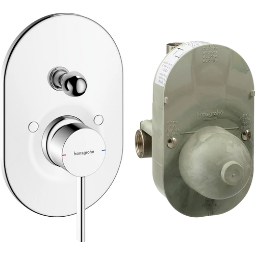 Hansgrohe Zesis S Egykaros kádcsaptelep szett, falsík alatti Króm 74418000