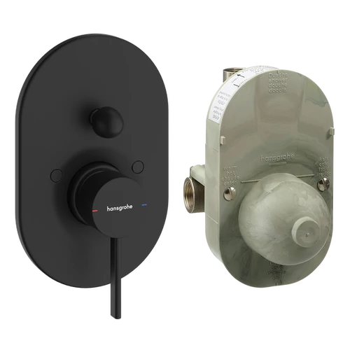 Hansgrohe Zesis S Egykaros kádcsaptelep szett, falsík alatti Matt Fekete 74418670