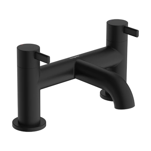 Hansgrohe Zesis S 2-lyukú kádperemre szerelhető csaptelep Matt Fekete 74423670