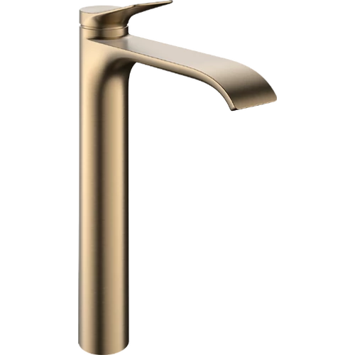 Hansgrohe Vivenis Egykaros mosdócsaptelep 250, mosdótálakhoz, CoolStart, automata lefolyógarnitúrával Szálcsiszolt Bronz 75044140