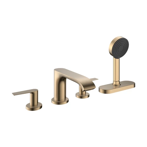Hansgrohe Vivenis Peremre szerelhető kádcsaptelep sBox-szal Szálcsiszolt Bronz 75444140