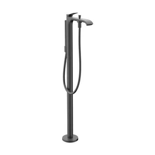 Hansgrohe Vivenis Egykaros, szabadonálló kádcsaptelep Szálcsiszolt Fekete Króm 75445340