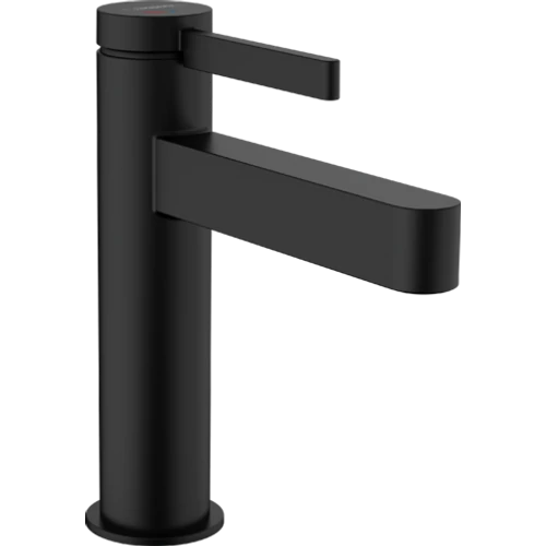 Hansgrohe Finoris Egykaros mosdócsaptelep 110, CoolStart, automata lefolyógarnitúrával Matt Fekete 76025670