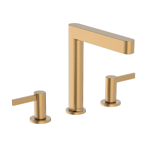 Hansgrohe Finoris Mosdócsaptelep 160, push-open lefolyógarnitúrával, Szálcsiszolt Bronz 76034140
