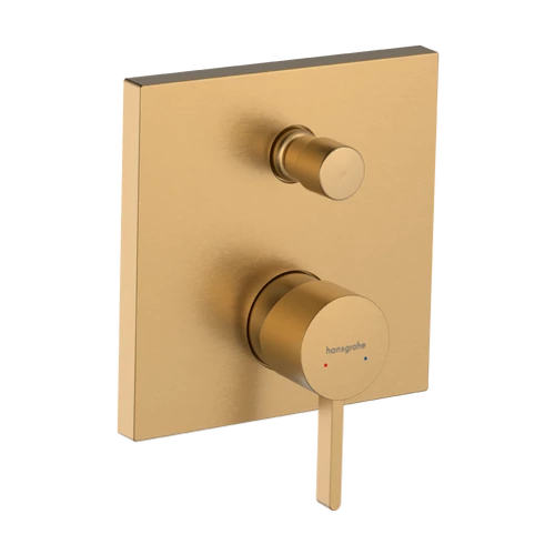 Hansgrohe Finoris Egykaros kádcsaptelep falsík alatti szereléshez, iBox universalhoz, Szálcsiszolt Bronz 76415140