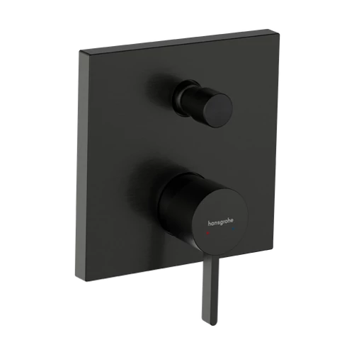 Hansgrohe Finoris Egykaros kádcsaptelep falsík alatti szereléshez, iBox universalhoz, Szálcsiszolt Fekete Króm 76415340