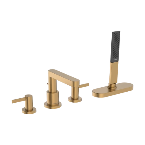Hansgrohe Finoris Peremre szerelhető kádcsaptelep, sBox-szal, Szálcsiszolt Bronz 76444140