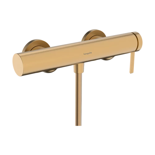 Hansgrohe Finoris Egykaros zuhanycsaptelep falsíkon kívüli szereléshez, Szálcsiszolt Bronz 76620140
