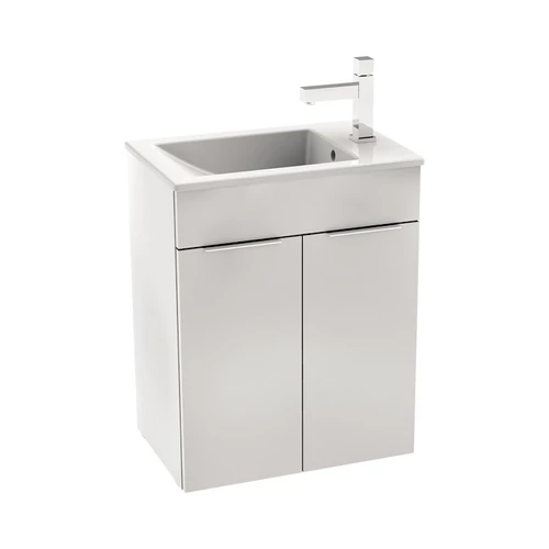 JIKA CUBE alsószekrény 50x34 cm-es mosdóval, 2 ajtóval, fehér H4536411763001