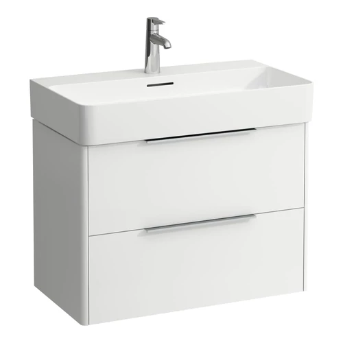 LAUFEN BASE Alsószekrény két fiókkal a 810285 mosdóhoz, Matt Fehér H4023521102601
