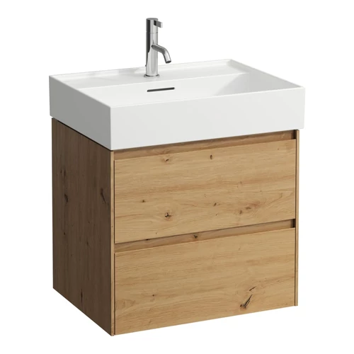 LAUFEN LANI Alsószekrény a H810083, H817433, H810333 mosdóhoz, 2 fiókos, Vad Tölgy H4035321122671