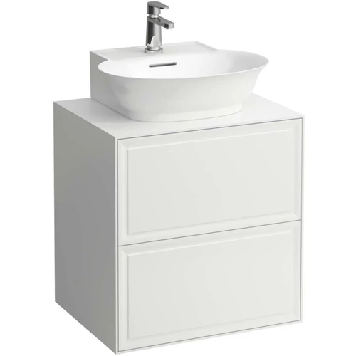 LAUFEN THE NEW CLASSIC Fiók elem 600, 2 fiók, 816852 kézmosóhoz, Matt Fehér H4060040851701