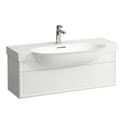 LAUFEN THE NEW CLASSIC Alsószekrény a H813857 mosdóhoz , 1 fiókkal, Fényes Fehér H4060910856311