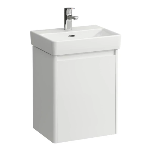 LAUFEN BASE 2.0 Alsószekrény, 1 ajtó, bal oldali zsanér, PRO S H815961 / PRO X 815861 mosdóhoz, Matt Fehér H4112211082601