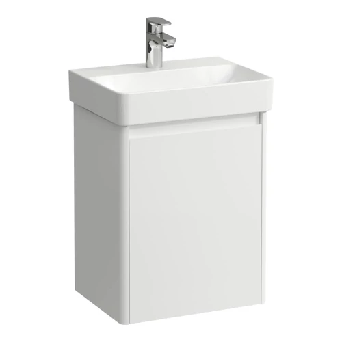LAUFEN BASE 2.0 Alsószekrény, 1 ajtó, jobb oldali zsanér, PRO S H815961 / PRO X 815861 mosdóhoz, Matt Fehér H4112221082601