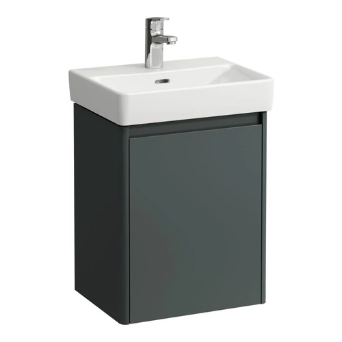 LAUFEN BASE 2.0 Alsószekrény, 1 ajtó, jobb oldali zsanér, PRO S H815961 / PRO X 815861 mosdóhoz, Szürke H4112221082661