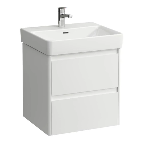 LAUFEN BASE 2.0 Alsószekrény, 2 fiók, PRO S H810962 / PRO X 810862 mosdóhoz, Matt Fehér H4112421082601