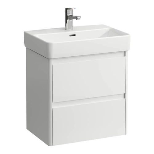 LAUFEN BASE 2.0 Alsószekrény, 2 fiók, PRO S H818958 mosdóhoz, Fényes Fehér H4112521082611