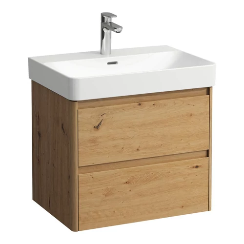 LAUFEN BASE 2.0 Alsószekrény, 2 fiók, PRO S H810964 / PRO X 810864mosdóhoz, Vad Tölgy H4112821082671