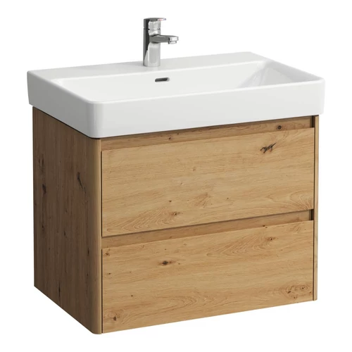 LAUFEN BASE 2.0 Alsószekrény, 2 fiók, PRO S H810967 mosdóhoz, Vad Tölgy H4112921082671