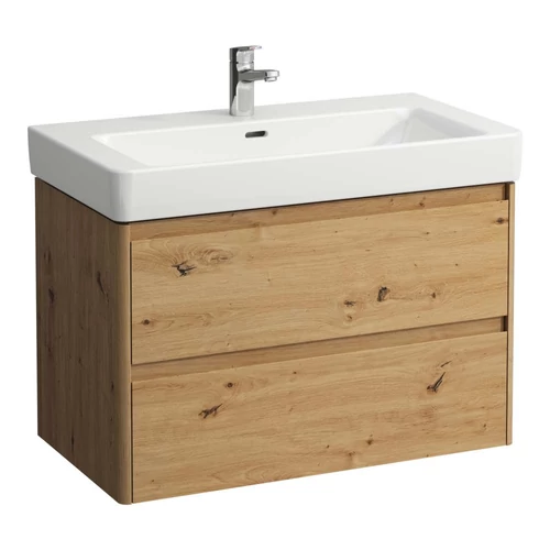 LAUFEN BASE 2.0 Alsószekrény, 2 fiók, PRO S H813965 mosdóhoz, Vad Tölgy H4113021082671