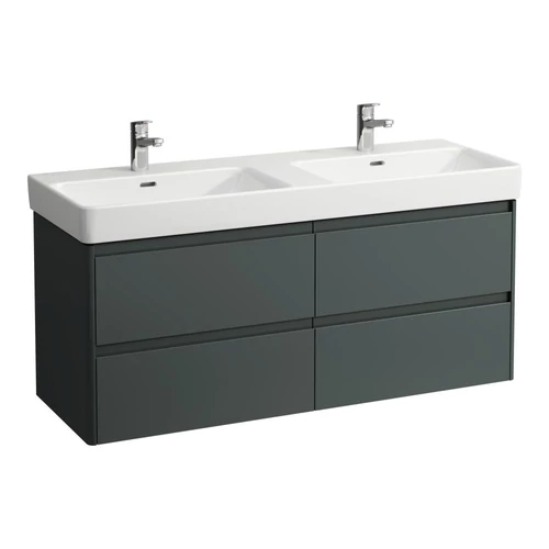 LAUFEN BASE 2.0 Alsószekrény, 4 fiók, PRO S H814968 mosdóhoz, Szürke H4113341082661