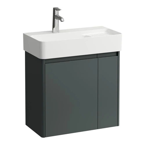 LAUFEN BASE 2.0 Alsószekrény, 2 ajtó, VAL H815285 mosdóhoz, Szürke H4113831082661