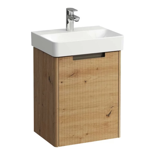 LAUFEN JUNA Alsószekrény, 1 ajtó, jobb oldali zsanér, PRO S H815961 / PRO X 815861 mosdóhoz, Vad Tölgy H4114421092671