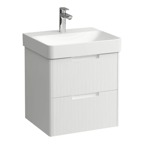 LAUFEN JUNA Alsószekrény, 2 fiók, PRO S H810962 / PRO X 810862 mosdóhoz, Matt Fehér H4114621092601
