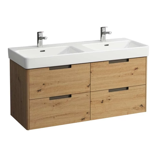 LAUFEN JUNA Alsószekrény, 4 fiók, PRO S H814966 mosdóhoz, Vad Tölgy H4115441092671