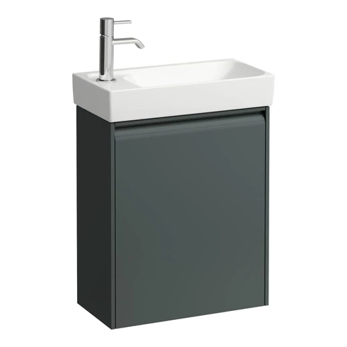 LAUFEN MEDA Alsószekrény 460, 1 ajtó, bal oldali zsanérral, H815114 mosdóhoz, Szürke H4215510112661