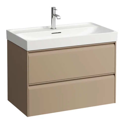 LAUFEN MEDA Alsószekrény 800 mm, 2 fiókkal, H810117 mosdóhoz, Cappuccino H4216120114651