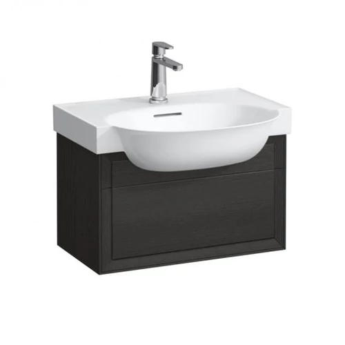 LAUFEN THE NEW CLASSIC Alsószekrény, 1 fiók, alsószekrényre illeszthető 813853 mosdóhoz, Feketedett tölgy 60X34.5X31.5 - H4060310856281