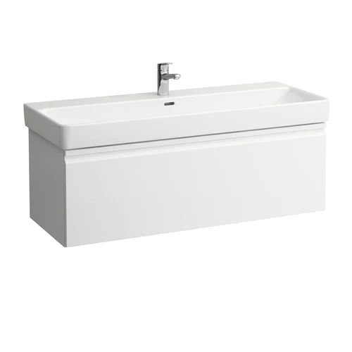 LAUFEN PRO S Alsószekrény fiókkal 116 × 45 × 39,5 cm, a H814965 mosdóhoz., Fehér H4835620964631