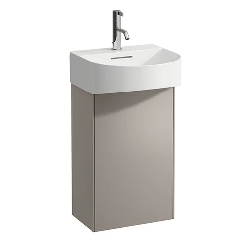 LAUFEN SONAR Alsószekrény, 1 ajtó, bal oldali zsanérral, 815341 kézmosóhoz, Lakkozott titán 38.5X60X24 - H4054810340421