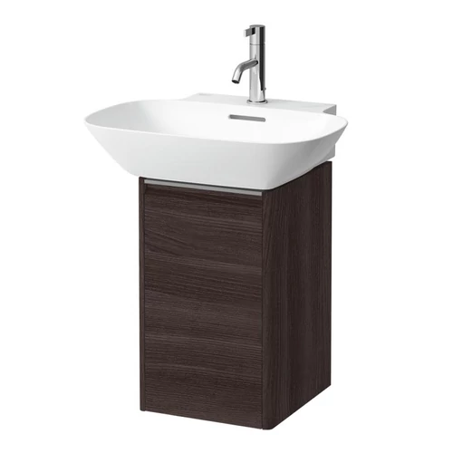 LAUFEN BASE Alsószekrény, 1 ajtó, bal oldali zsanérral, 1 belső polccal, Sötétbarna szil 31.5X51.5X34 - H4030211102631