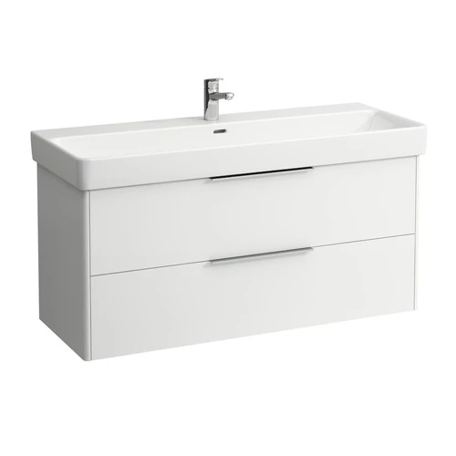 LAUFEN BASE Alsószekrény két fiókkal a 814965 mosdóhoz, Fényes fehér 116X53X44 - H4024921102611