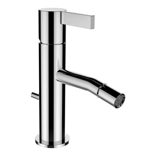 LAUFEN Kartell LAUFEN Bidet csaptelep, rögzített 110 mm-es kifolyócsővel, átfolyás 5,3 l/perc. húzórudas lefolyószelep működtető karral, lefolyószelep nélkül, króm H3413310041031