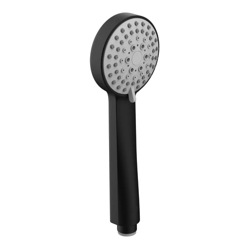 LAUFEN SHOWER ACCESSORIES Stella kézi zuhany, 3 funkciós (eső,erős és pulzáló ), PVD matt titán fekete H3619850813311