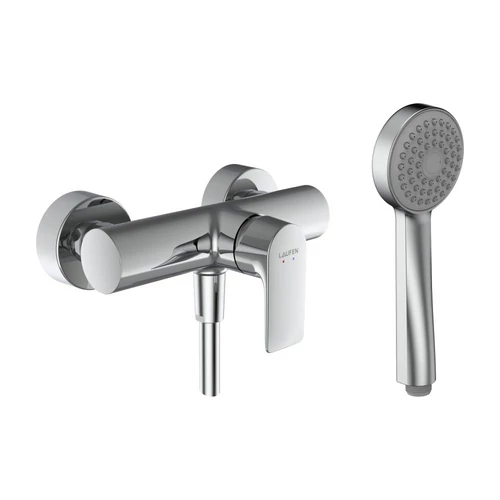 LAUFEN CITYPLUS Komplett egykaros zuhany csaptelep, 1500 mm-es flexibilis zuhanytömlővel és kézi zuhanyozóval , Króm HF505350100600
